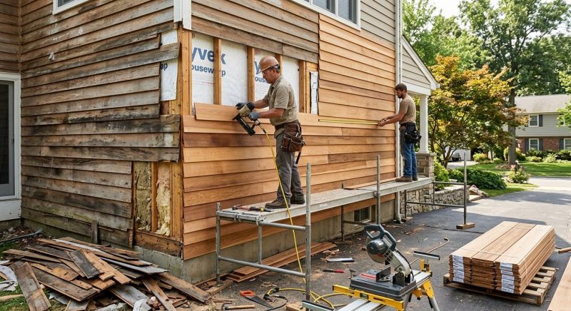 Hardwood Siding Installation in Fairfield County, CT